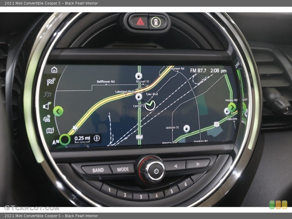 Black Pearl Interior Navigation for the 2021 Mini Convertible Cooper S #145742364
