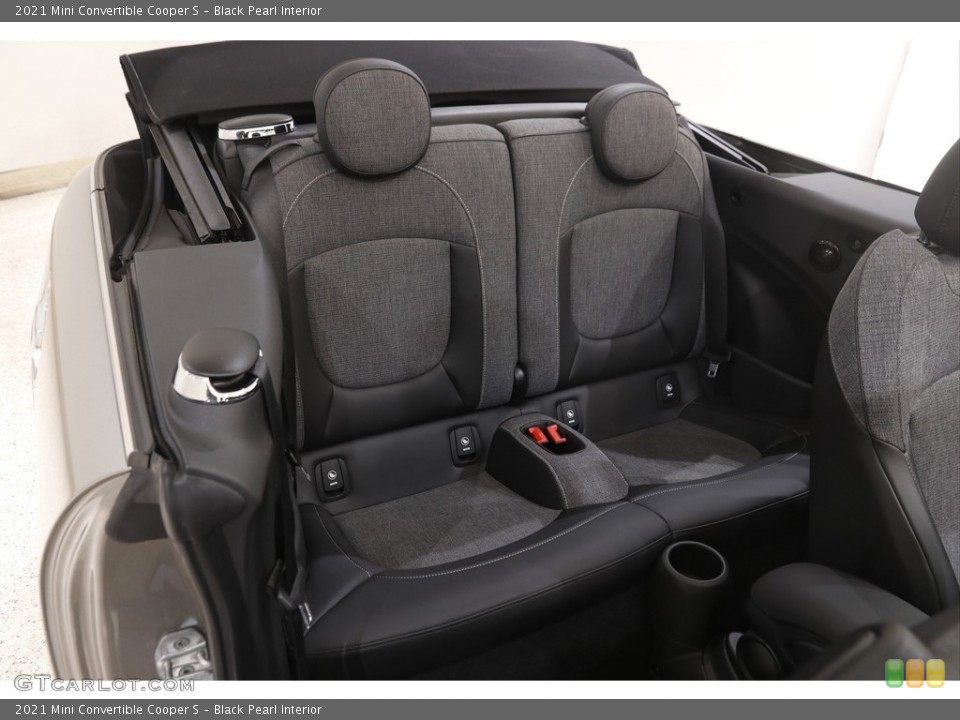 Black Pearl Interior Rear Seat for the 2021 Mini Convertible Cooper S #145742535