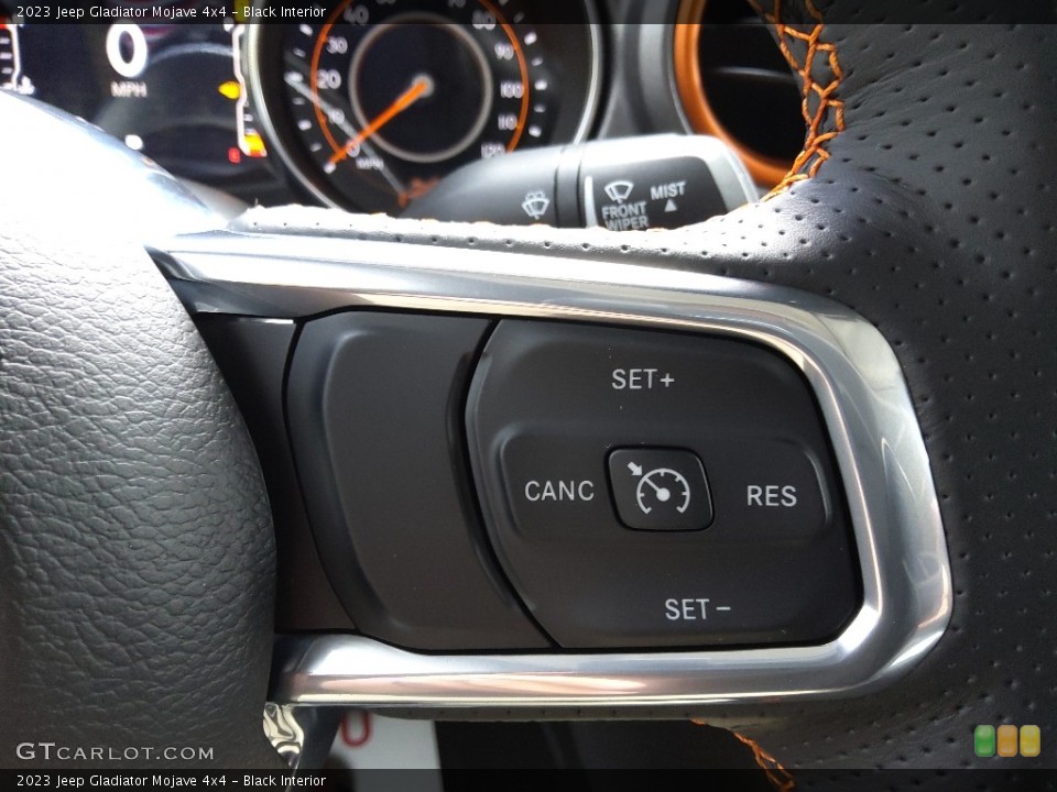 Black Interior Steering Wheel for the 2023 Jeep Gladiator Mojave 4x4 #145742682