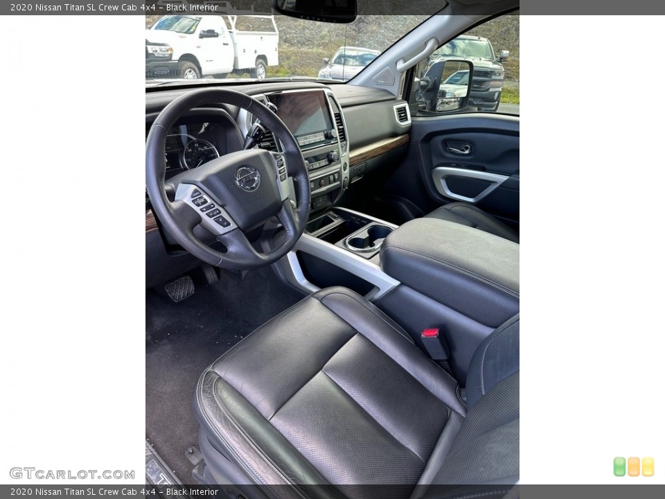 Black Interior Front Seat for the 2020 Nissan Titan SL Crew Cab 4x4 #145742775