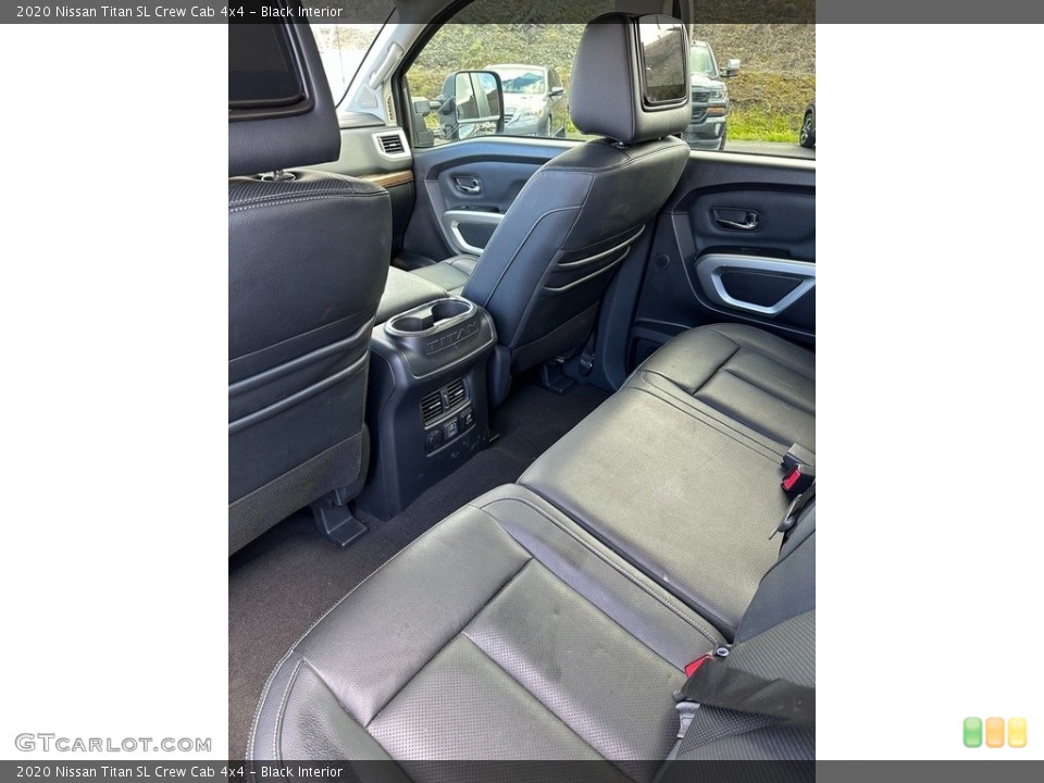 Black Interior Rear Seat for the 2020 Nissan Titan SL Crew Cab 4x4 #145742790