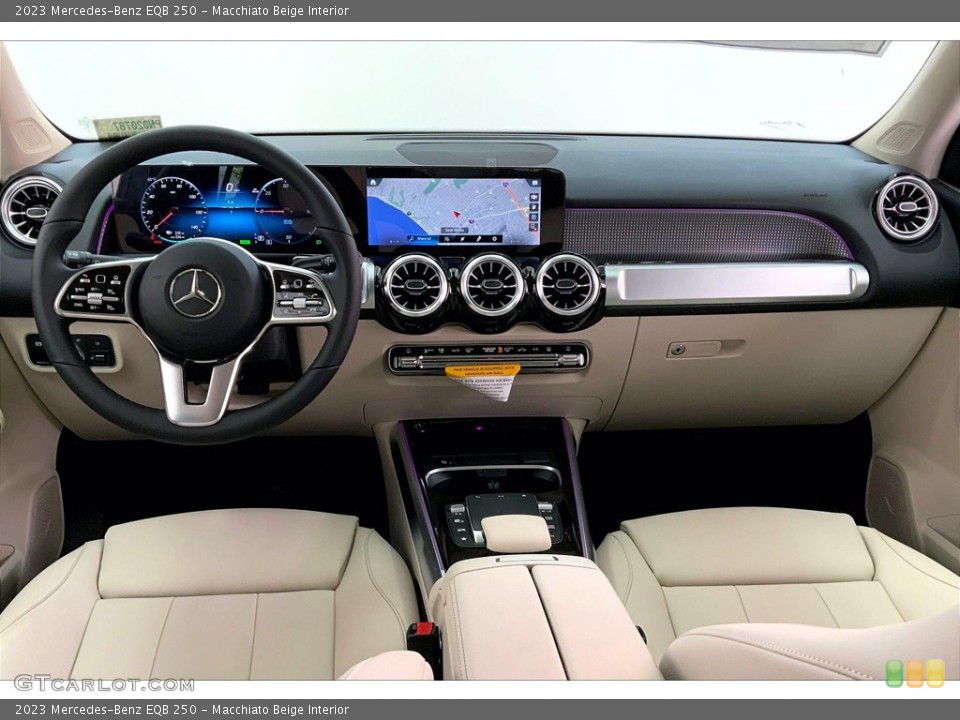 Macchiato Beige Interior Dashboard for the 2023 Mercedes-Benz EQB 250 #145745637