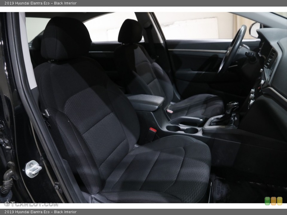 Black Interior Front Seat for the 2019 Hyundai Elantra Eco #145745727