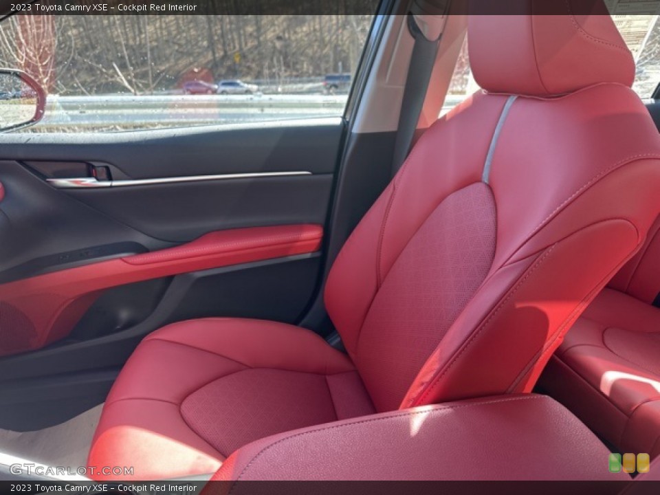Cockpit Red Interior Front Seat for the 2023 Toyota Camry XSE #145746382