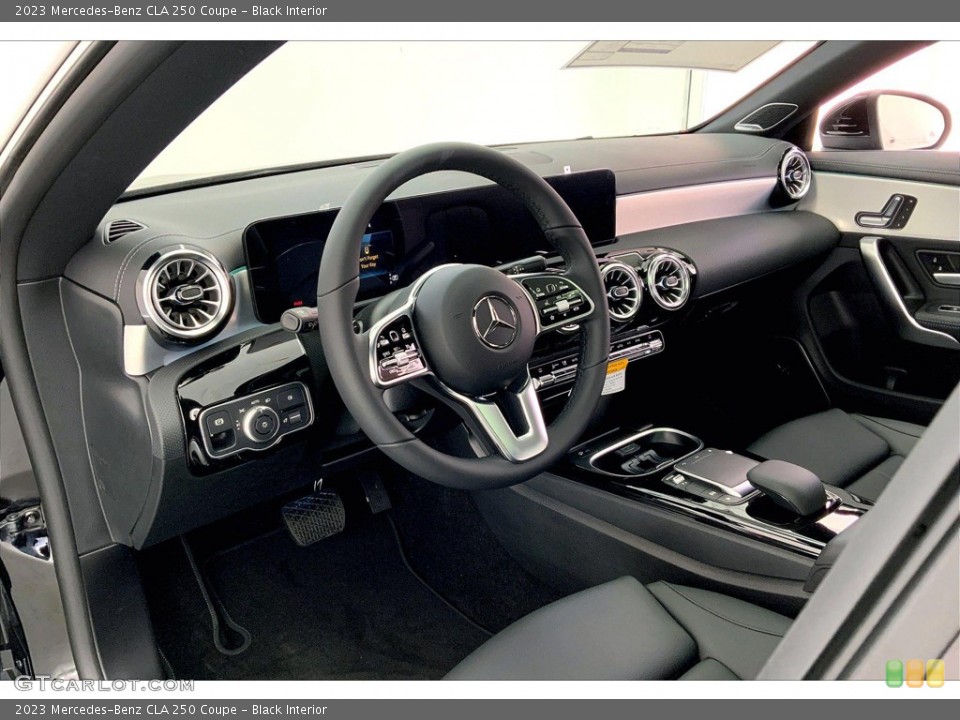 Black Interior Dashboard for the 2023 Mercedes-Benz CLA 250 Coupe #145747048