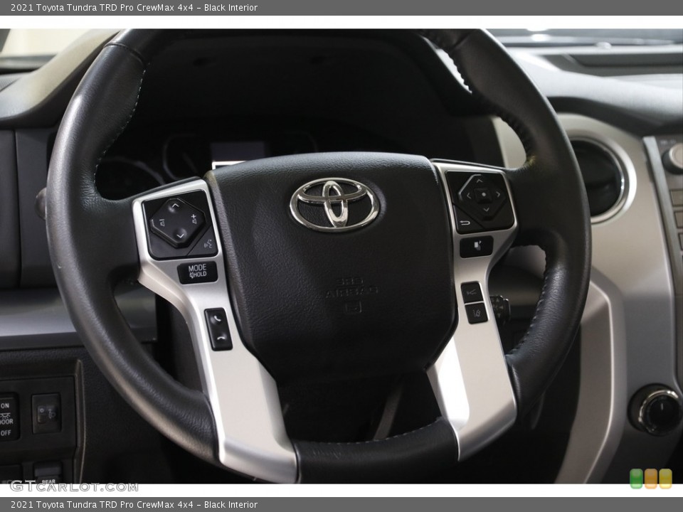 Black Interior Steering Wheel for the 2021 Toyota Tundra TRD Pro CrewMax 4x4 #145747060