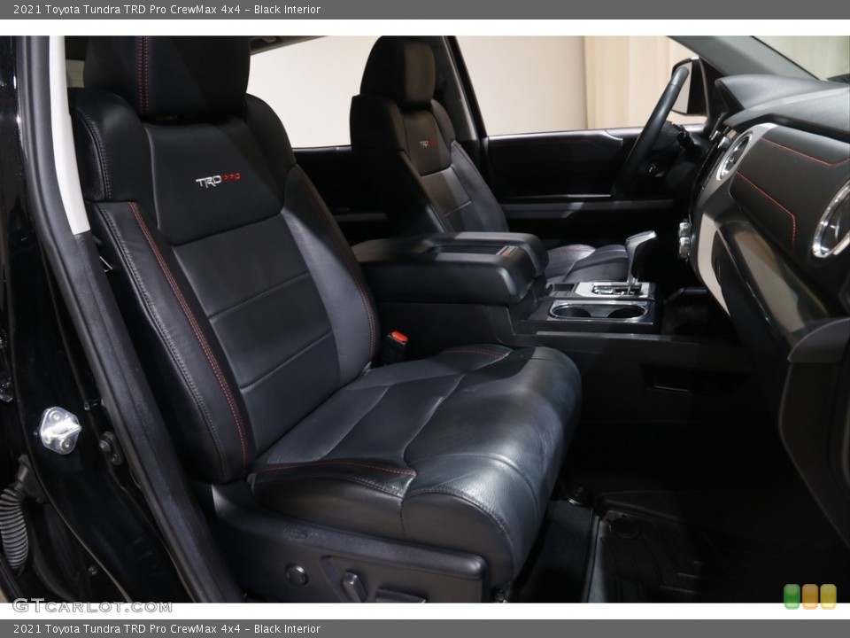 Black Interior Front Seat for the 2021 Toyota Tundra TRD Pro CrewMax 4x4 #145747216
