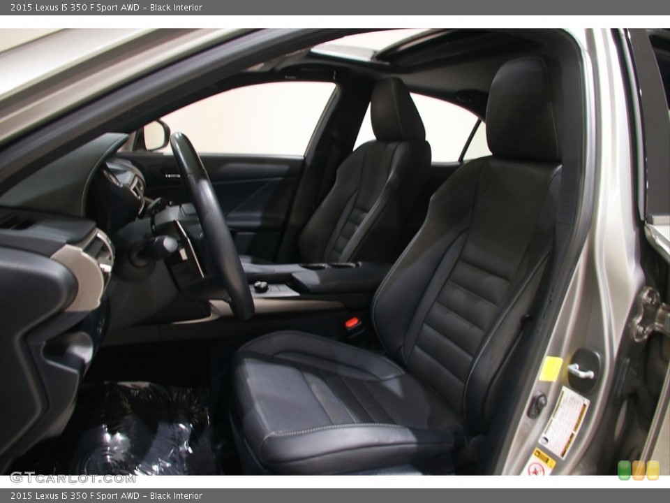 Black Interior Front Seat for the 2015 Lexus IS 350 F Sport AWD #145749141