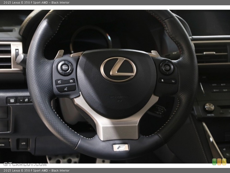 Black Interior Steering Wheel for the 2015 Lexus IS 350 F Sport AWD #145749187