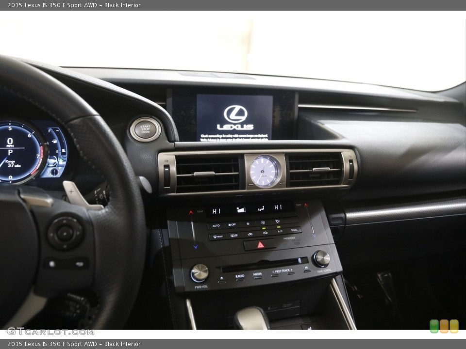 Black Interior Controls for the 2015 Lexus IS 350 F Sport AWD #145749223
