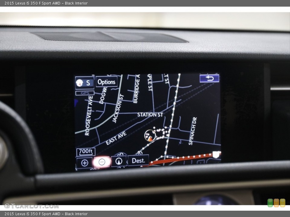 Black Interior Navigation for the 2015 Lexus IS 350 F Sport AWD #145749256