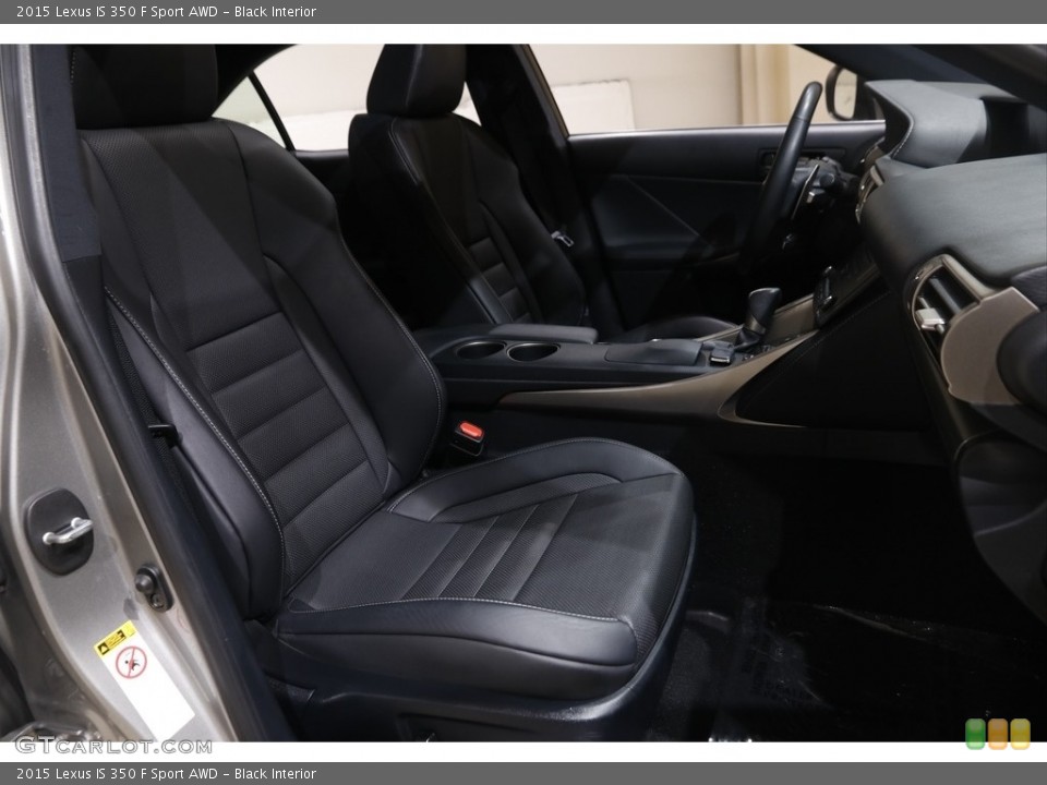 Black Interior Front Seat for the 2015 Lexus IS 350 F Sport AWD #145749433