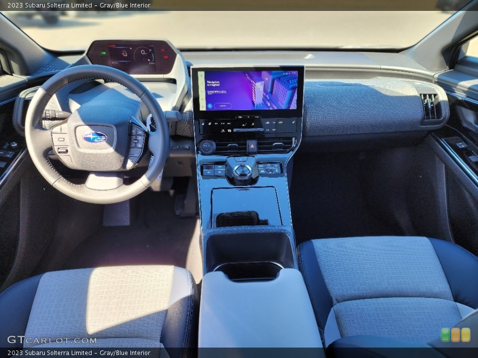 Gray/Blue Interior Front Seat for the 2023 Subaru Solterra Limited #145749607