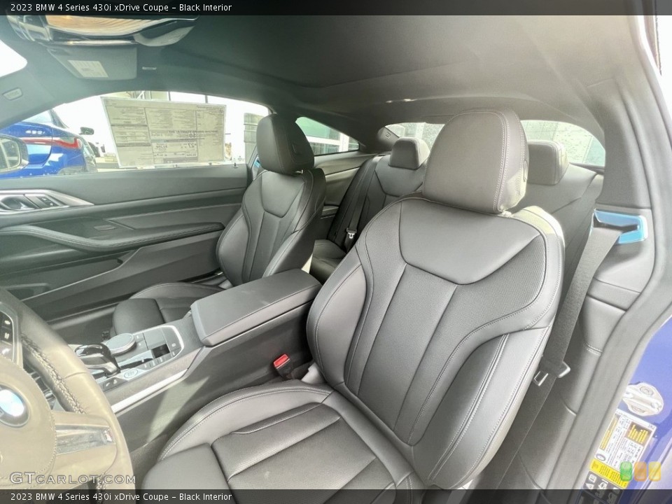 Black Interior Front Seat for the 2023 BMW 4 Series 430i xDrive Coupe #145749622