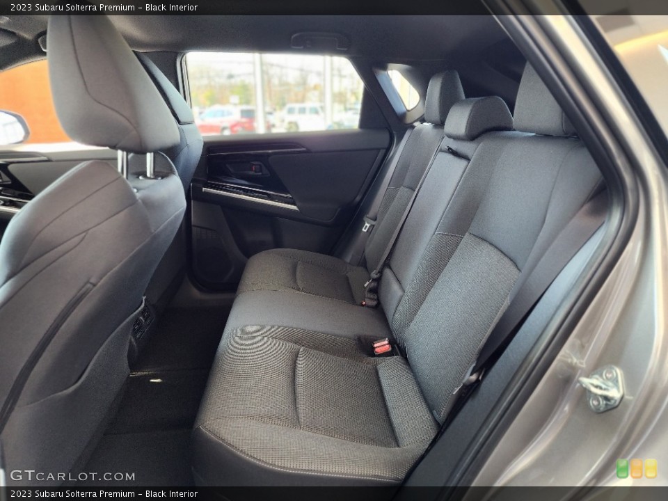 Black Interior Rear Seat for the 2023 Subaru Solterra Premium #145749886