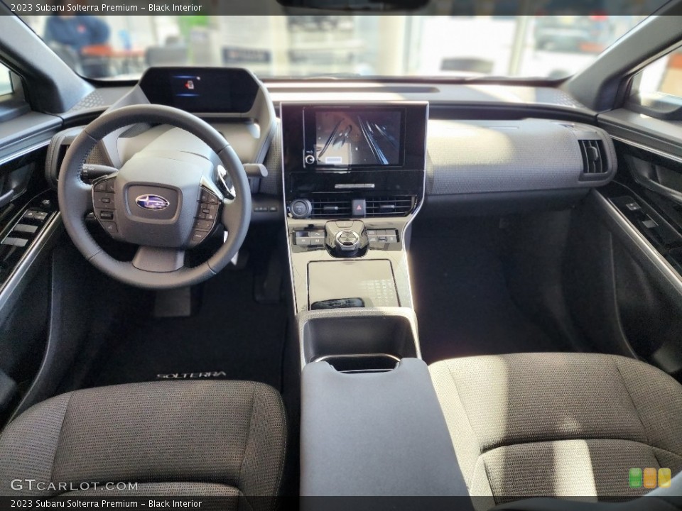 Black 2023 Subaru Solterra Interiors