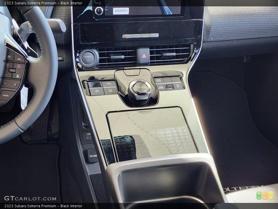 Black Interior Controls for the 2023 Subaru Solterra Premium #145750000