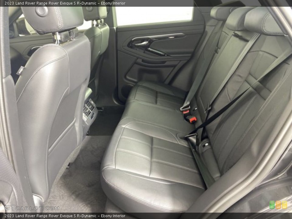 Ebony Interior Rear Seat for the 2023 Land Rover Range Rover Evoque S R-Dynamic #145750612