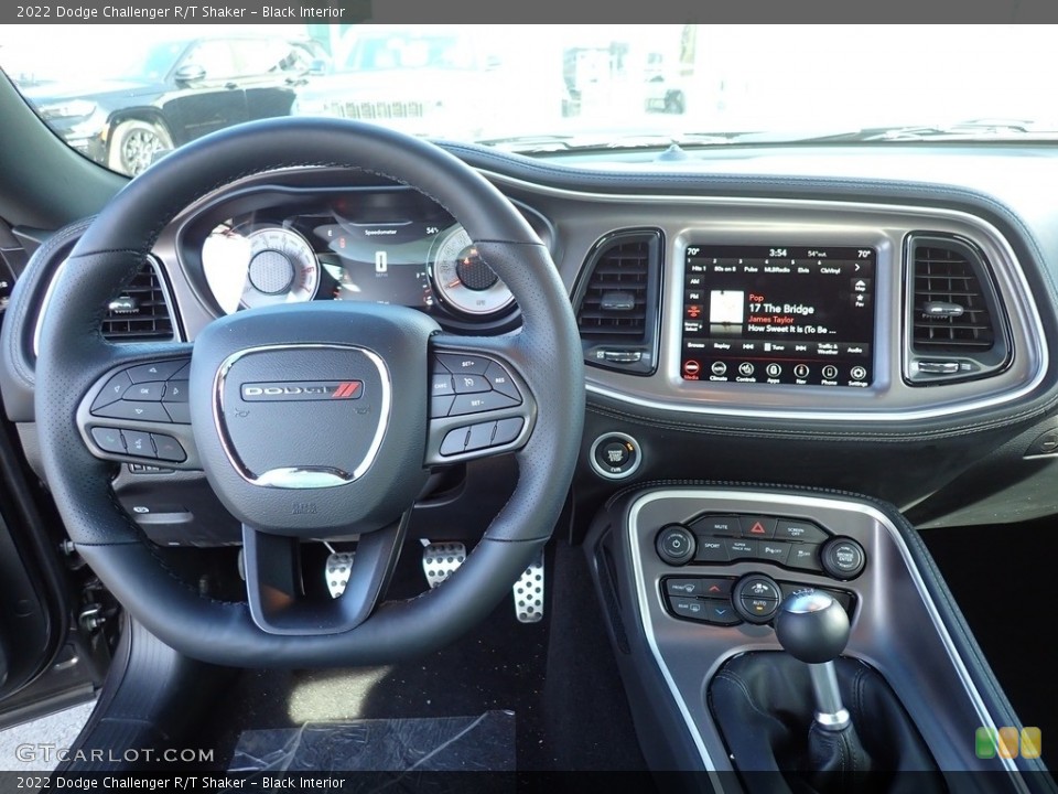 Black Interior Dashboard for the 2022 Dodge Challenger R/T Shaker #145750750