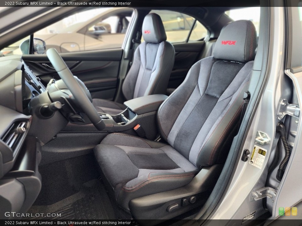Black Ultrasuede w/Red stitching Interior Photo for the 2022 Subaru WRX Limited #145750858