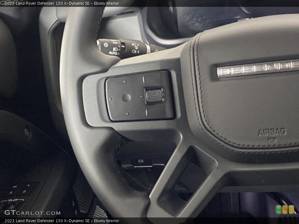 Ebony Interior Steering Wheel for the 2023 Land Rover Defender 130 X-Dynamic SE #145751767