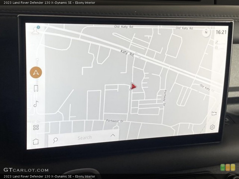 Ebony Interior Navigation for the 2023 Land Rover Defender 130 X-Dynamic SE #145751854