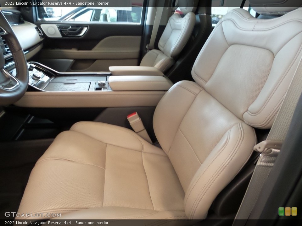 Sandstone Interior Front Seat for the 2022 Lincoln Navigator Reserve 4x4 #145752170