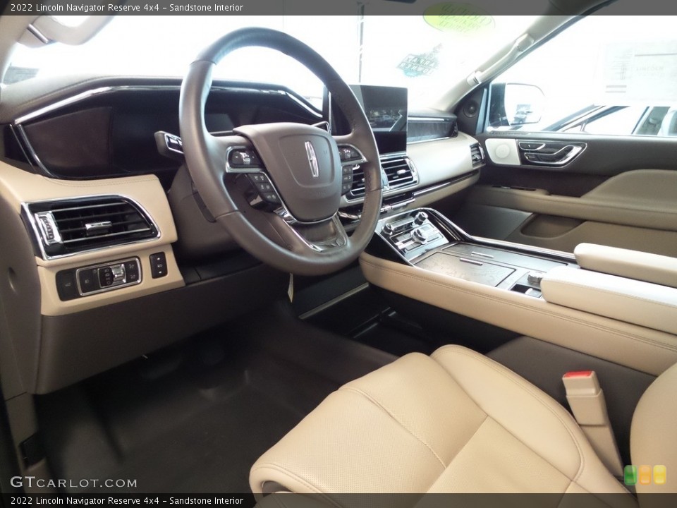 Sandstone Interior Front Seat for the 2022 Lincoln Navigator Reserve 4x4 #145752268