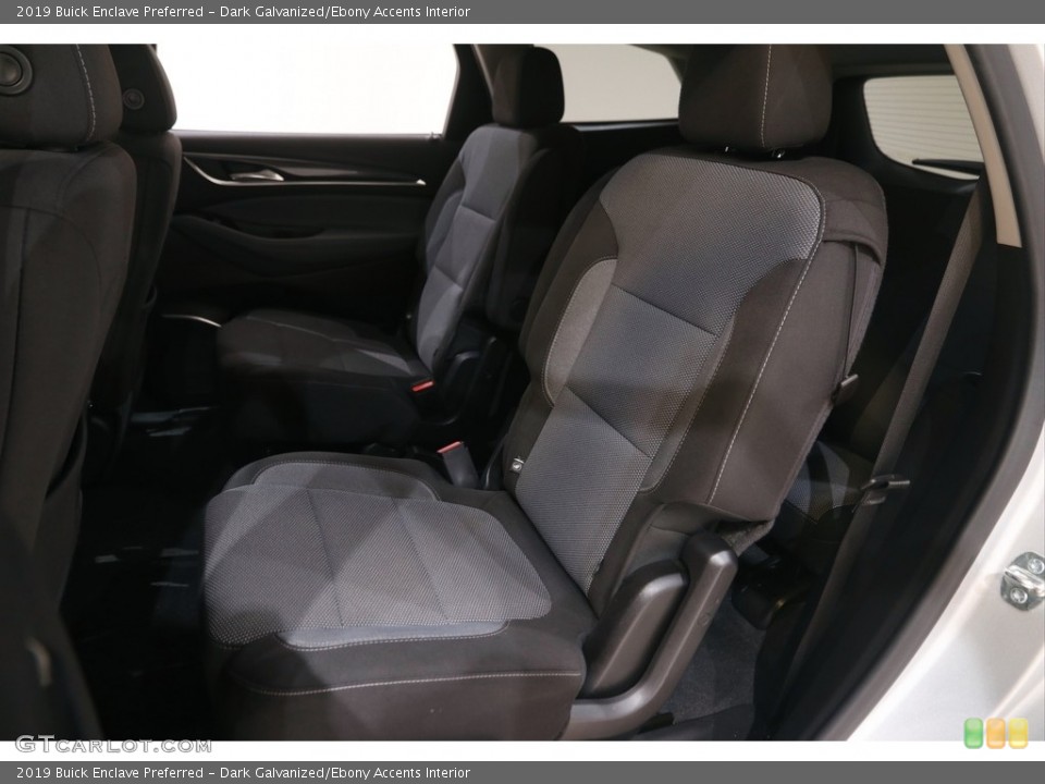 Dark Galvanized/Ebony Accents Interior Rear Seat for the 2019 Buick Enclave Preferred #145754251