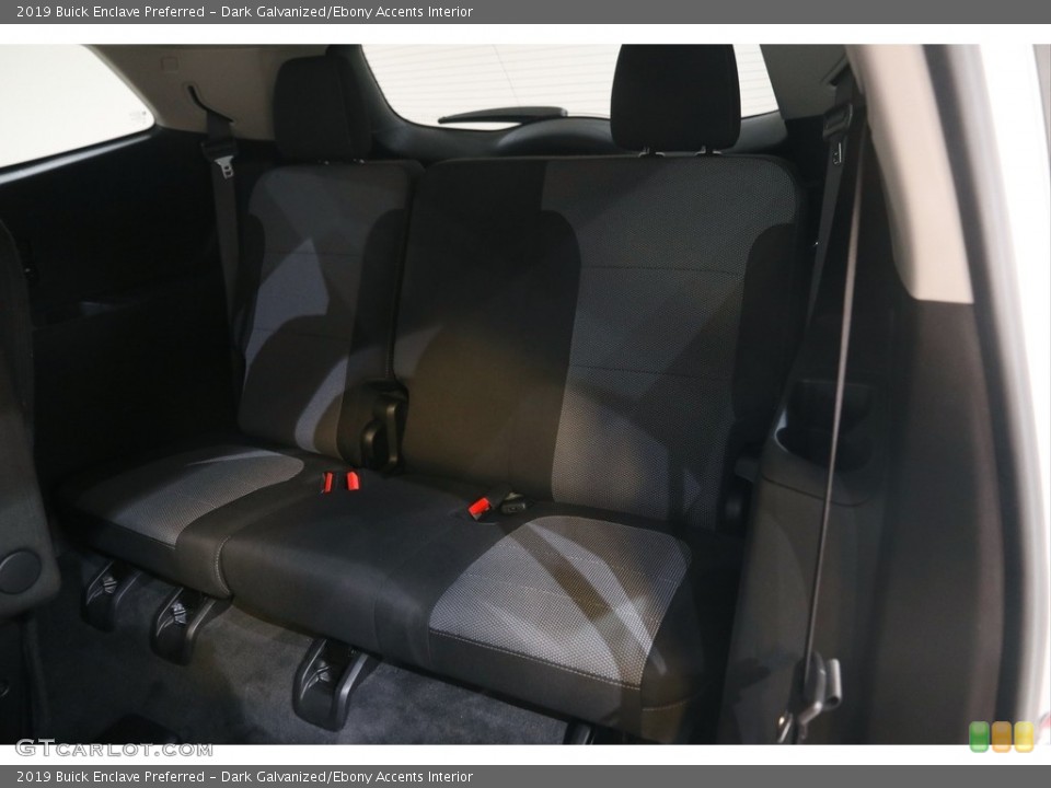Dark Galvanized/Ebony Accents Interior Rear Seat for the 2019 Buick Enclave Preferred #145754254