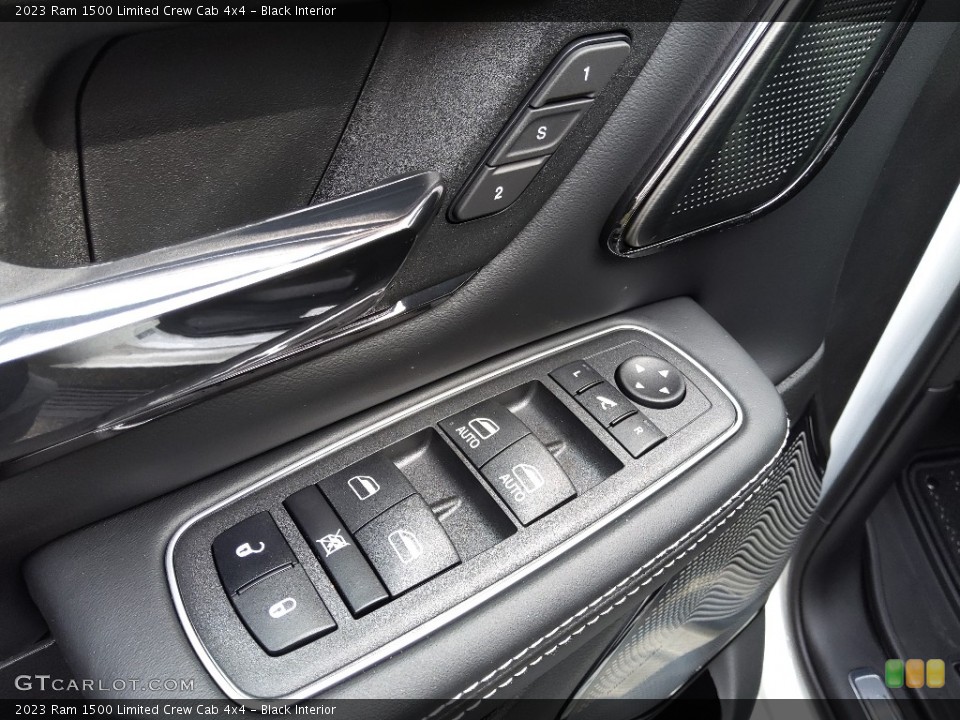 Black Interior Door Panel for the 2023 Ram 1500 Limited Crew Cab 4x4 #145756175