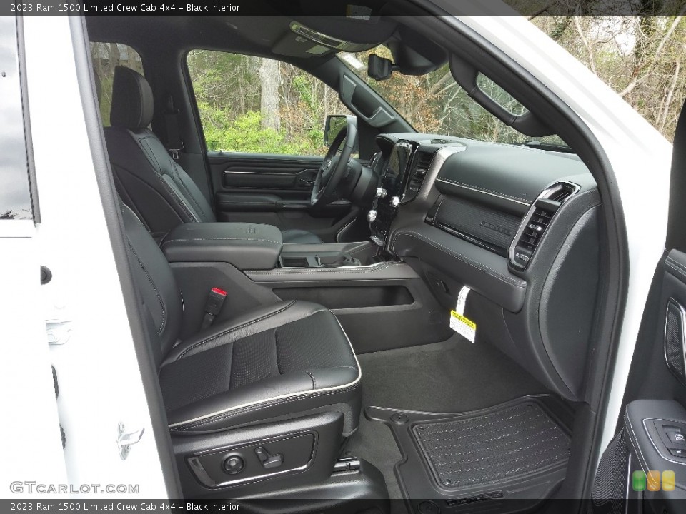 Black Interior Front Seat for the 2023 Ram 1500 Limited Crew Cab 4x4 #145756325