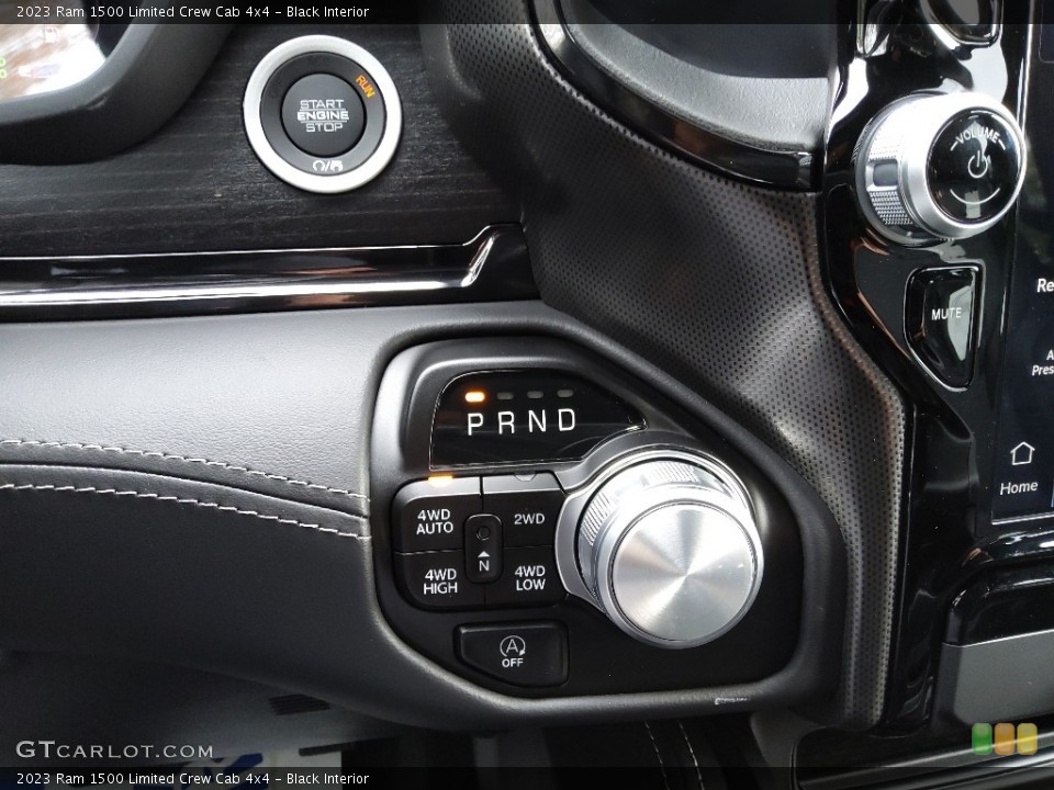 Black Interior Transmission for the 2023 Ram 1500 Limited Crew Cab 4x4 #145756445