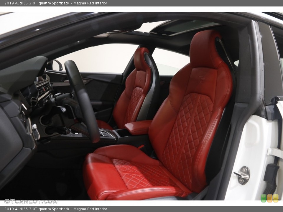 Magma Red Interior Photo for the 2019 Audi S5 3.0T quattro Sportback #145756580