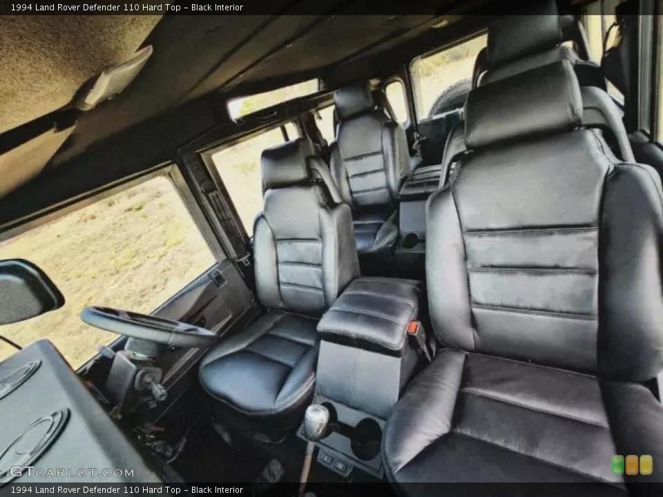 Black 1994 Land Rover Defender Interiors