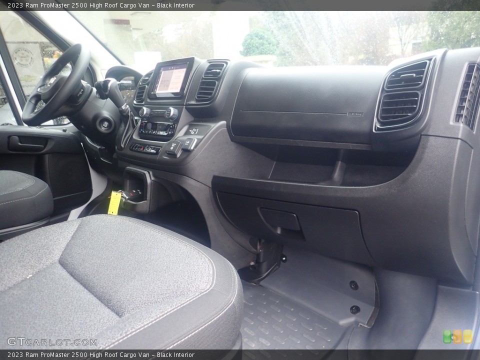 Black Interior Dashboard for the 2023 Ram ProMaster 2500 High Roof Cargo Van #145758834