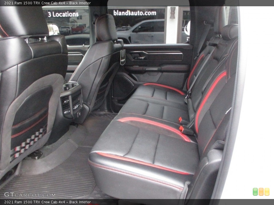 Black Interior Rear Seat for the 2021 Ram 1500 TRX Crew Cab 4x4 #145759090