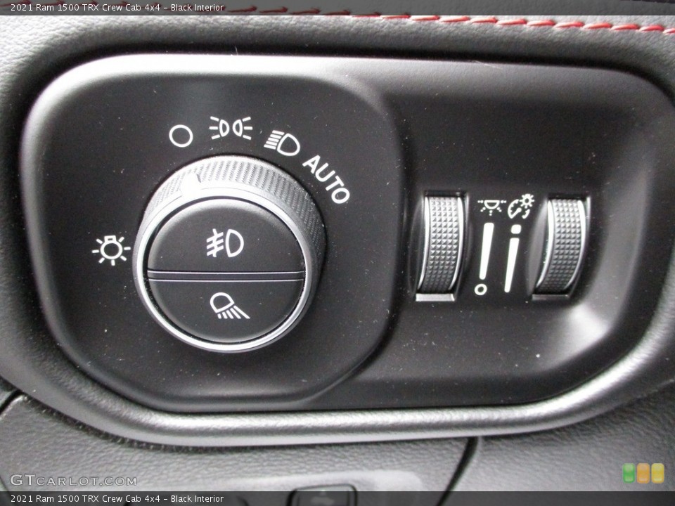 Black Interior Controls for the 2021 Ram 1500 TRX Crew Cab 4x4 #145759141