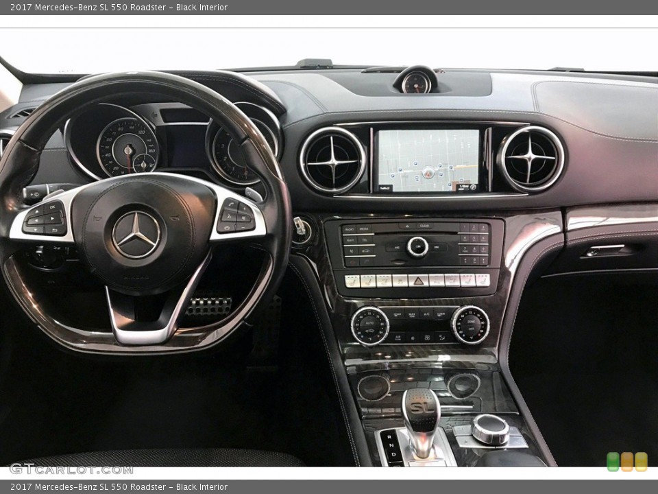 Black Interior Dashboard for the 2017 Mercedes-Benz SL 550 Roadster #145760092