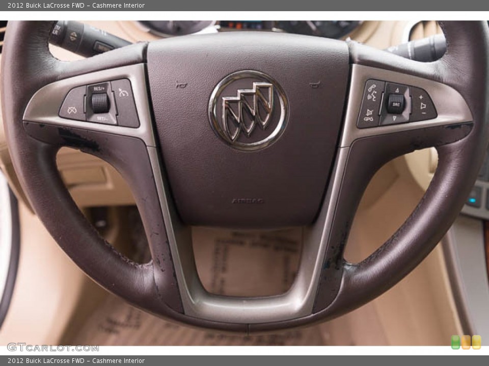 Cashmere Interior Steering Wheel for the 2012 Buick LaCrosse FWD #145760118