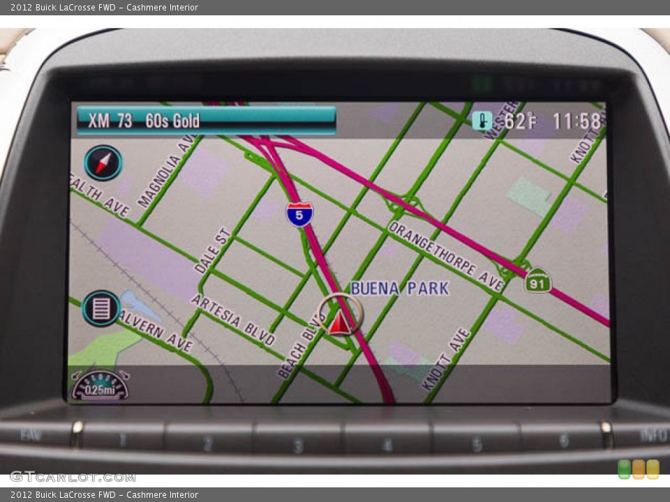 Cashmere Interior Navigation for the 2012 Buick LaCrosse FWD #145760401