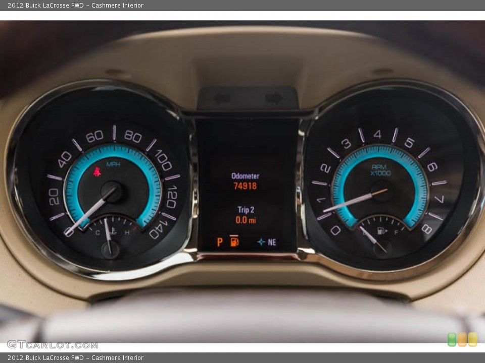 Cashmere Interior Gauges for the 2012 Buick LaCrosse FWD #145760419