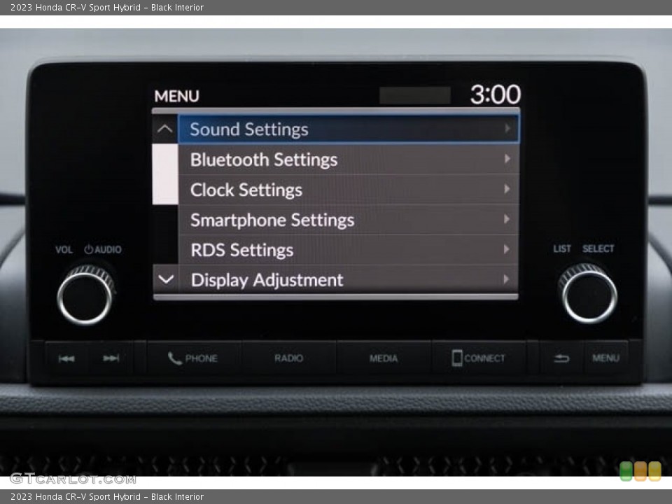 Black Interior Controls for the 2023 Honda CR-V Sport Hybrid #145762100