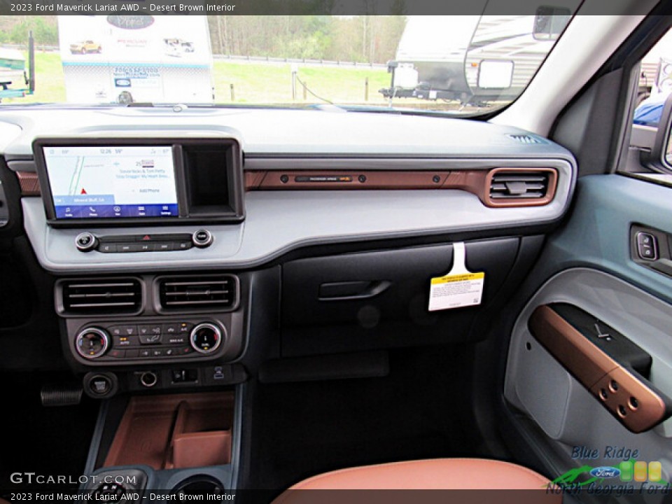 Desert Brown Interior Dashboard for the 2023 Ford Maverick Lariat AWD #145762663