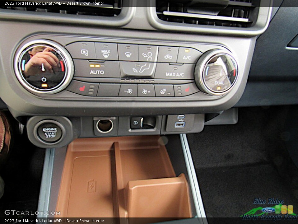 Desert Brown Interior Controls for the 2023 Ford Maverick Lariat AWD #145762714