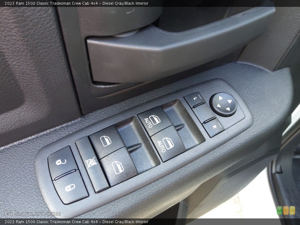 Diesel Gray/Black Interior Door Panel for the 2023 Ram 1500 Classic Tradesman Crew Cab 4x4 #145763882