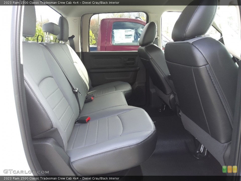 Diesel Gray/Black Interior Rear Seat for the 2023 Ram 1500 Classic Tradesman Crew Cab 4x4 #145763958
