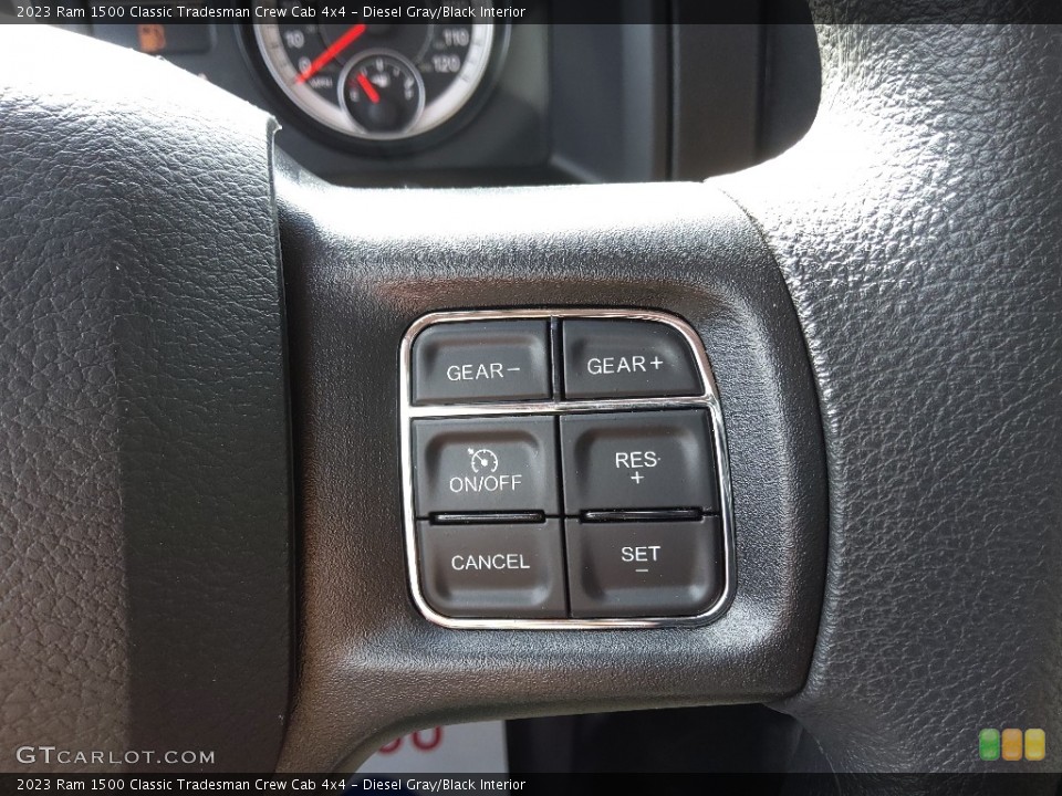 Diesel Gray/Black Interior Steering Wheel for the 2023 Ram 1500 Classic Tradesman Crew Cab 4x4 #145764054