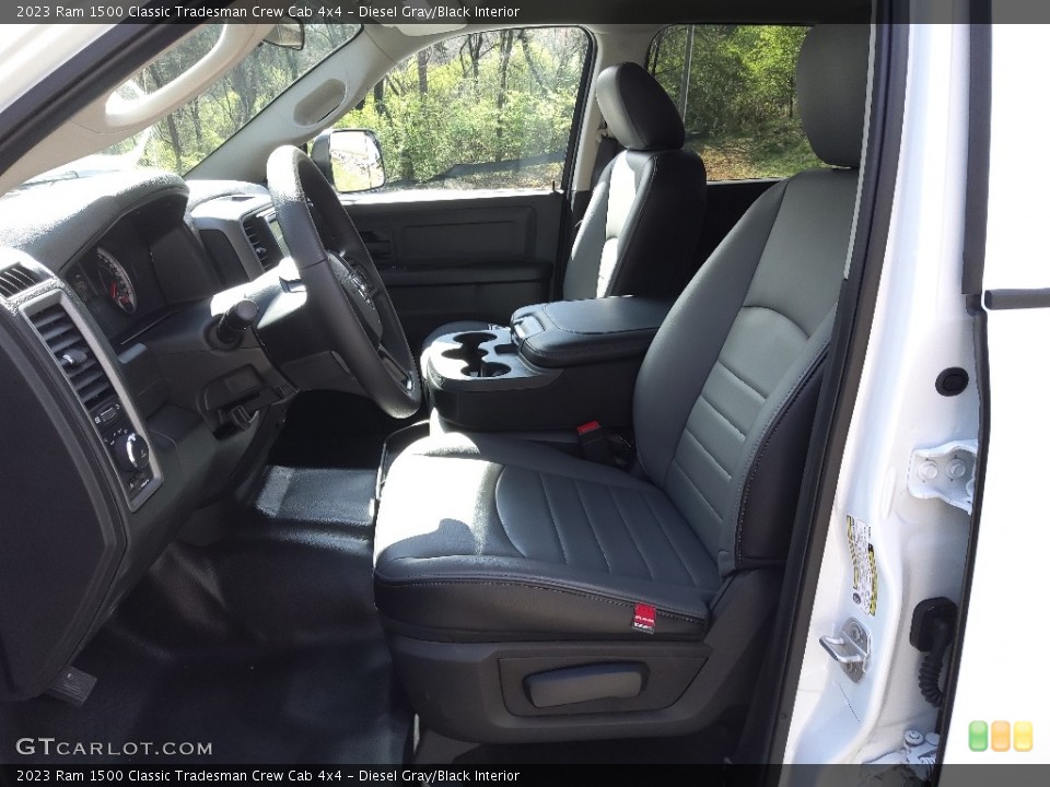 Diesel Gray/Black Interior Front Seat for the 2023 Ram 1500 Classic Tradesman Crew Cab 4x4 #145764610