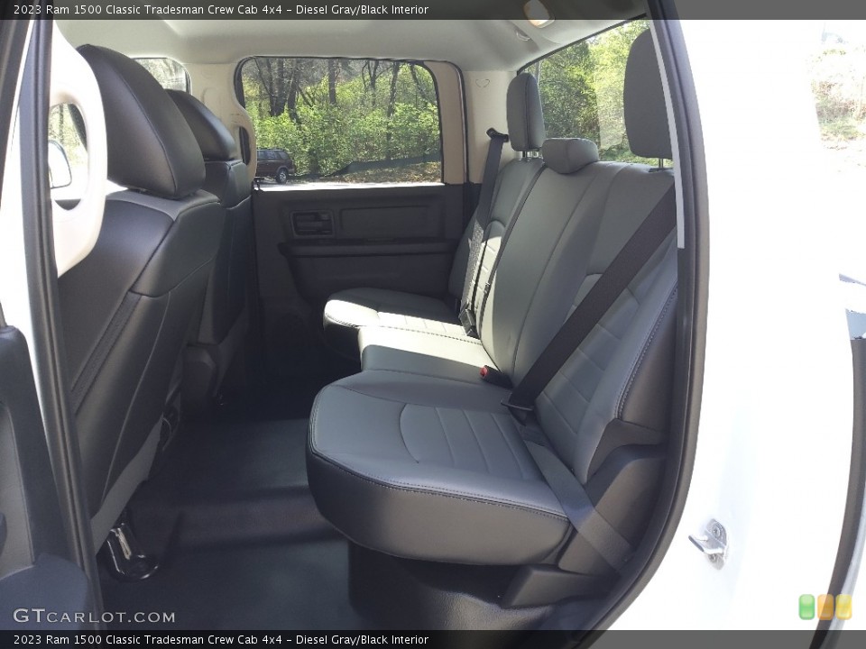 Diesel Gray/Black Interior Rear Seat for the 2023 Ram 1500 Classic Tradesman Crew Cab 4x4 #145764687